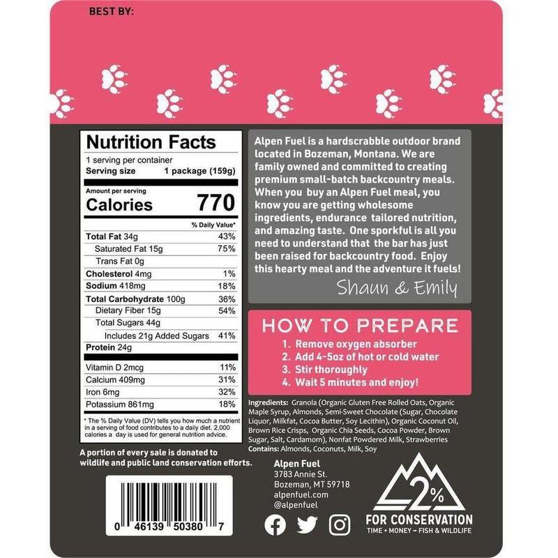 Alpen Fuel Chocolate Strawberry Granola - 4 Pack