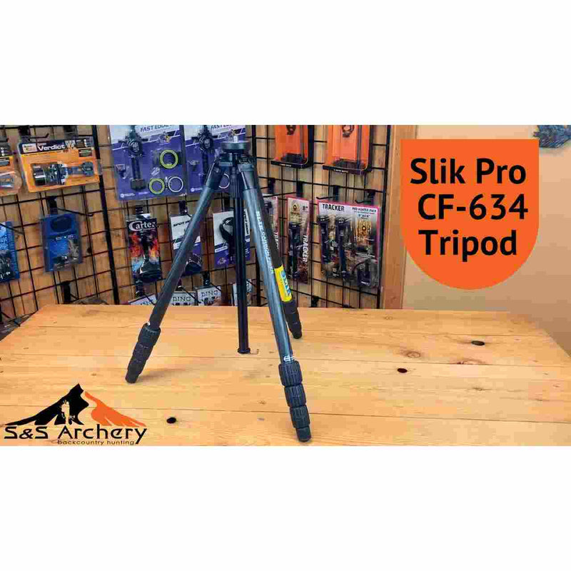 Slik 634 Pro CF Carbon Fiber Hunting Tripod