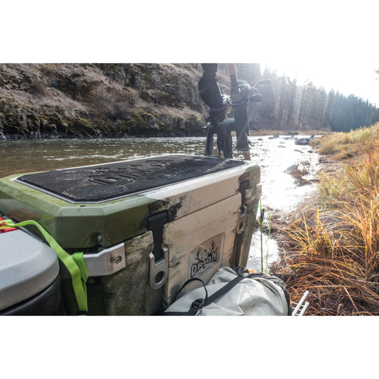 Orion coolers 45 with poles attached