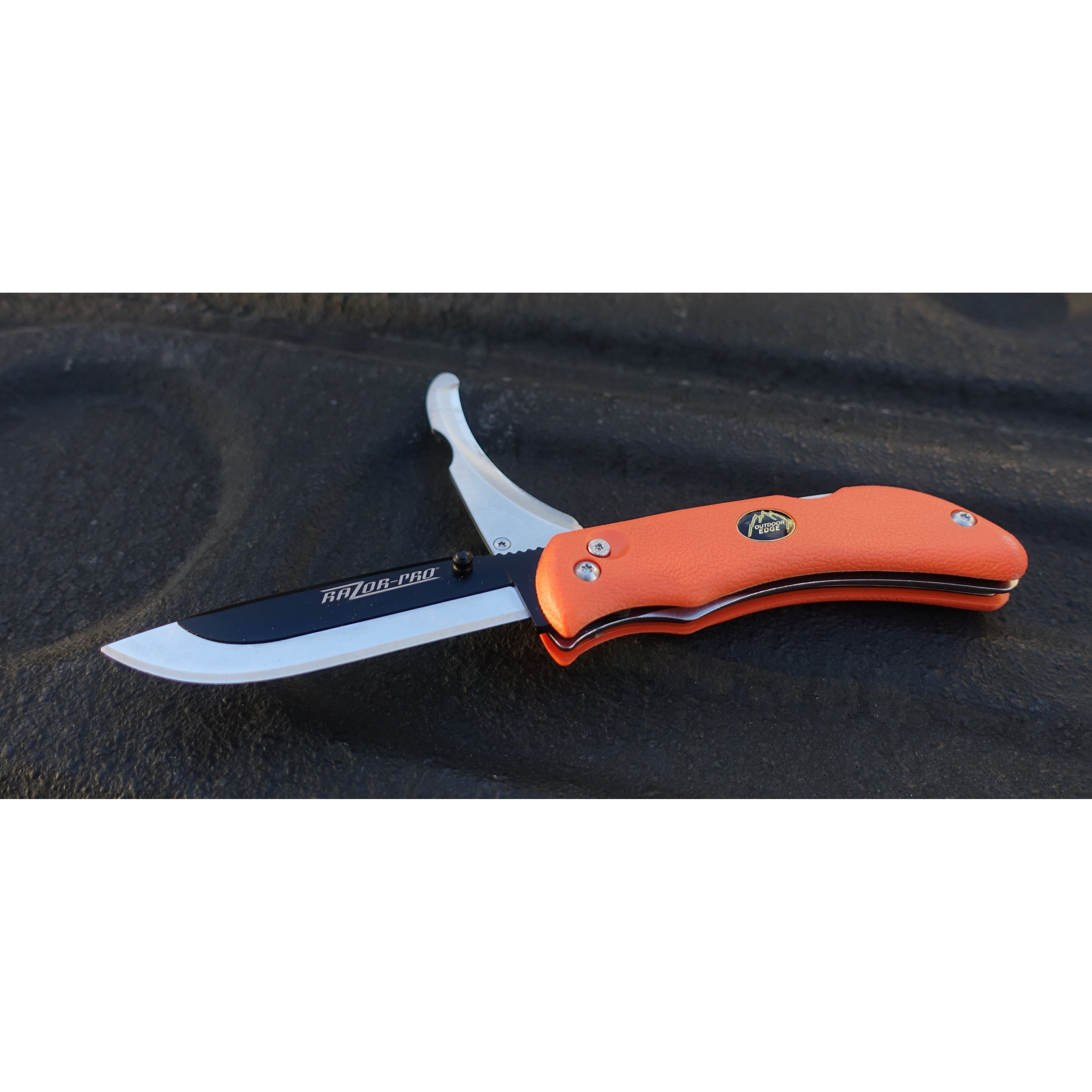 Outdoor Edge Razor-Pro Folding Knife w/ RePlacement Blades & Sheath