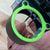 Black Gold Bow Sight Pin Installation with green sight ring Photochromatic shell and 3 pins