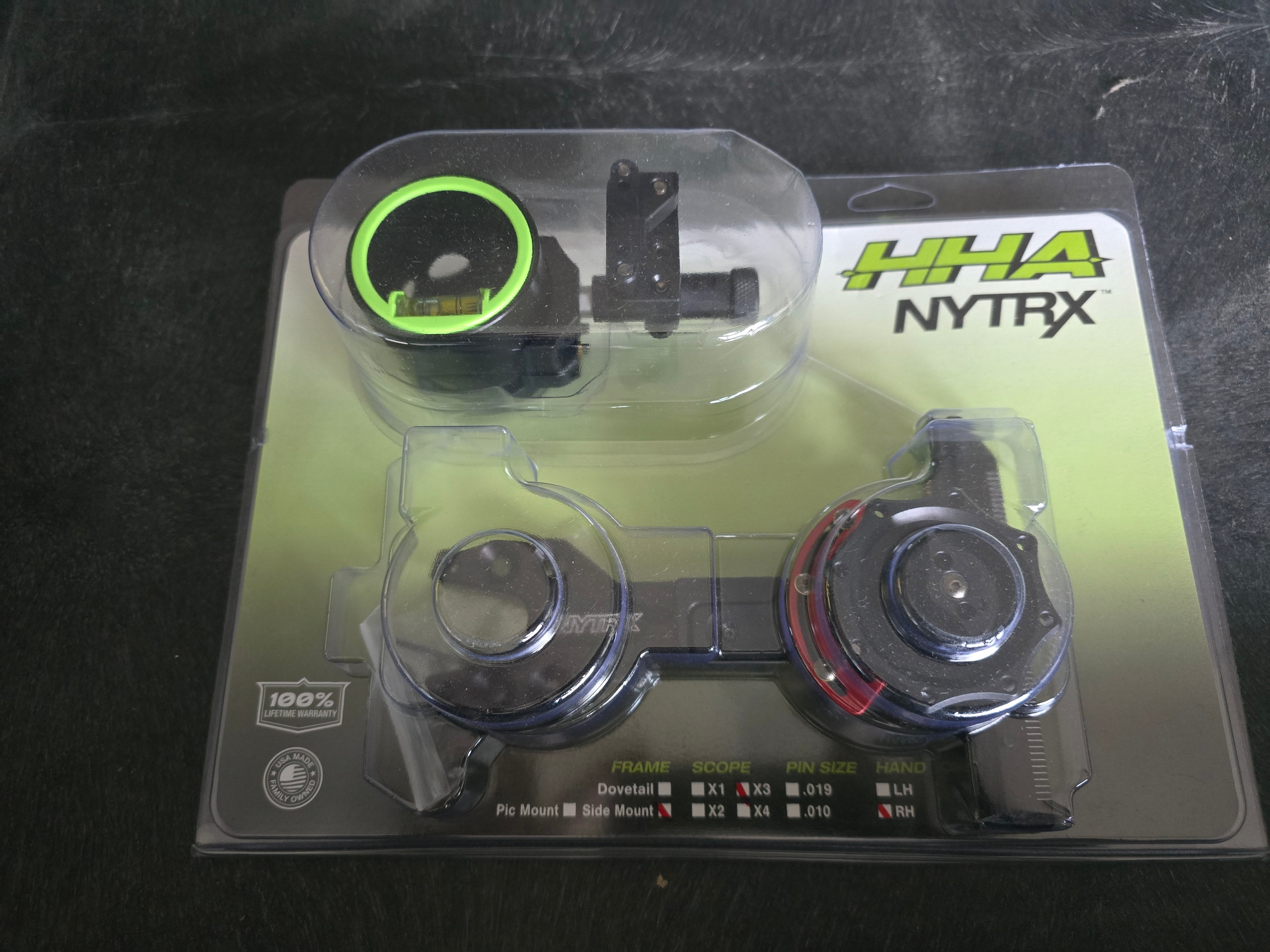 HHA Nytrx X3 side mount custom -return