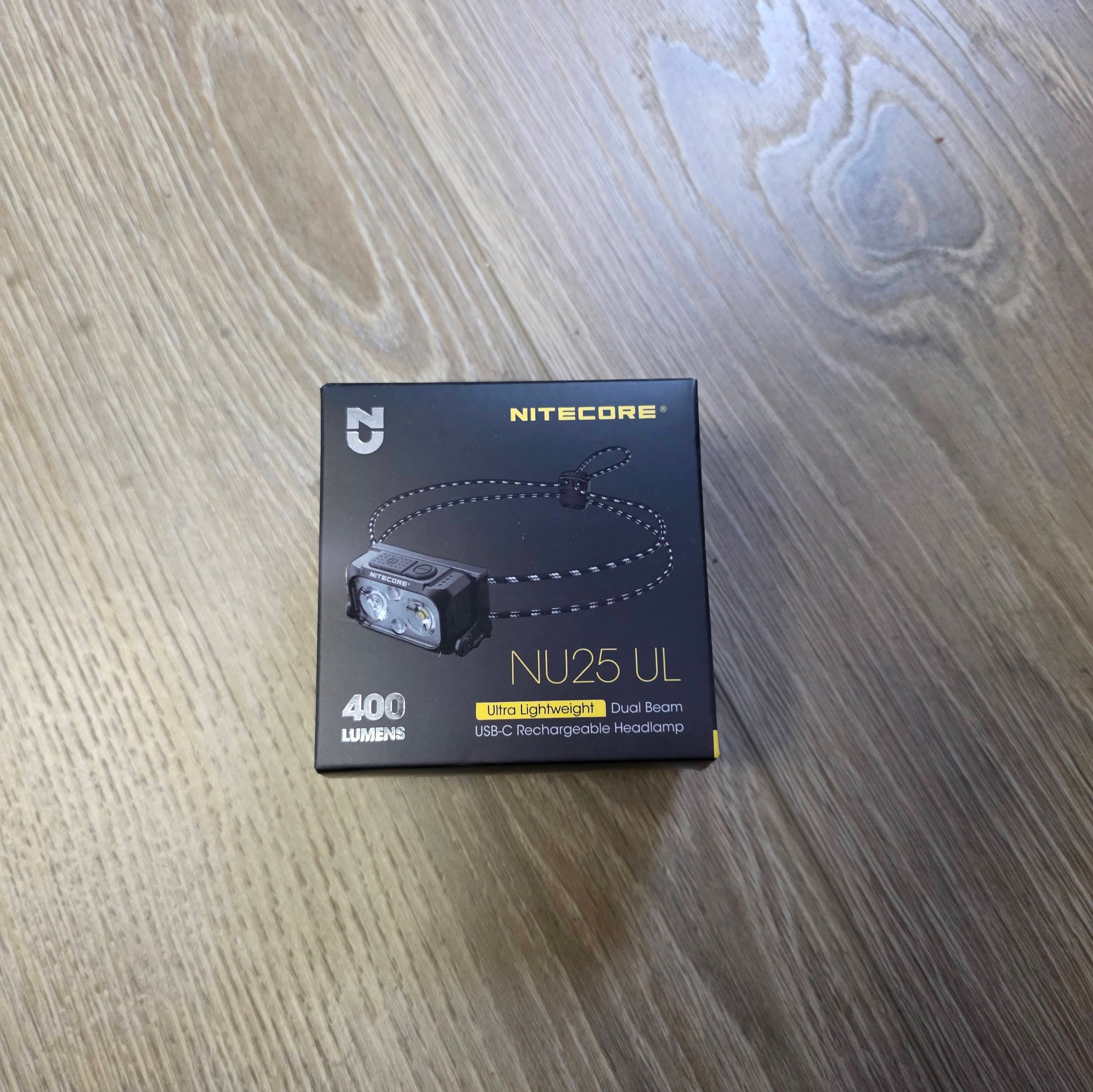 Nitecore NU25 ultralight -return