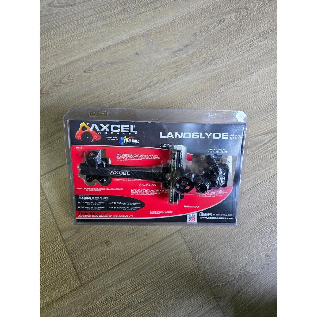 Axcel LANDSLYDE Carbon Slider Sight 3 Pin -return