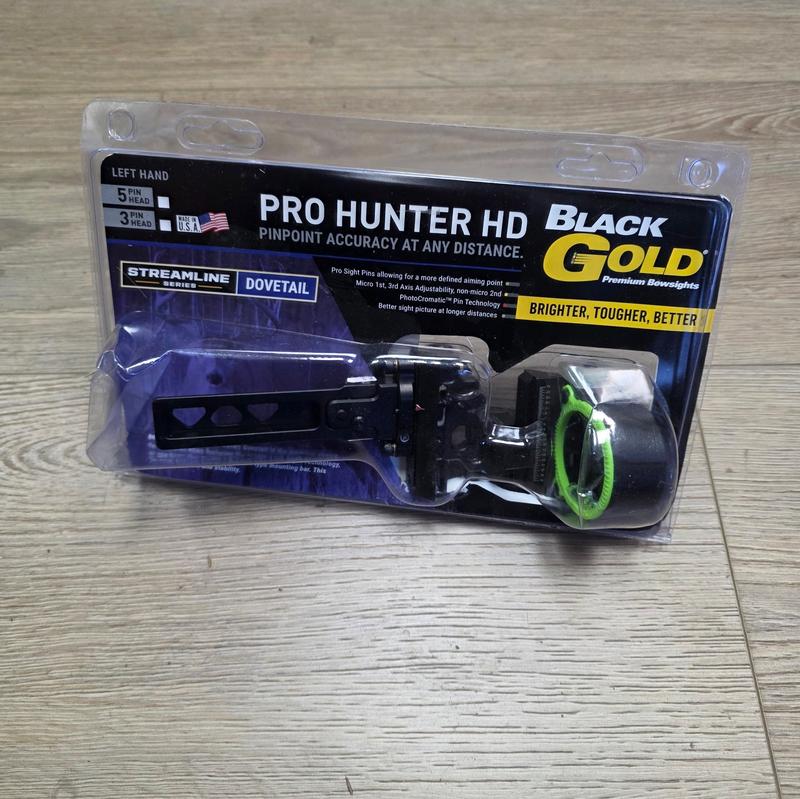 Black Gold Pro Hunter Streamline 5 pin Right Hand -return