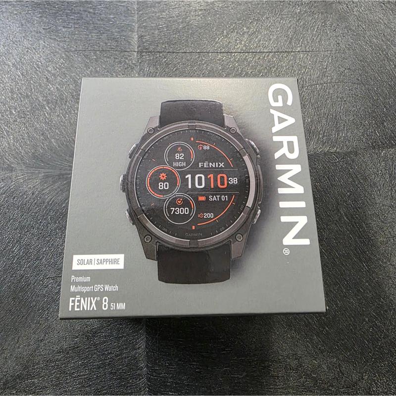 Garmin Fenix 8 Solar/Sapphire 51mm -open box