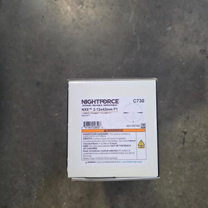 Nightforce NX6 2-12x42mm F1 c730 -open box