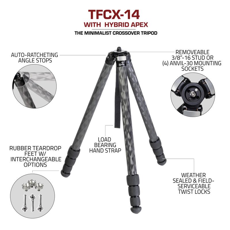 RRS TFCX-14 & 14L Carbon Fiber Tripods