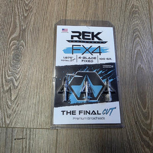 Rek FX4 100gn broadheads -return