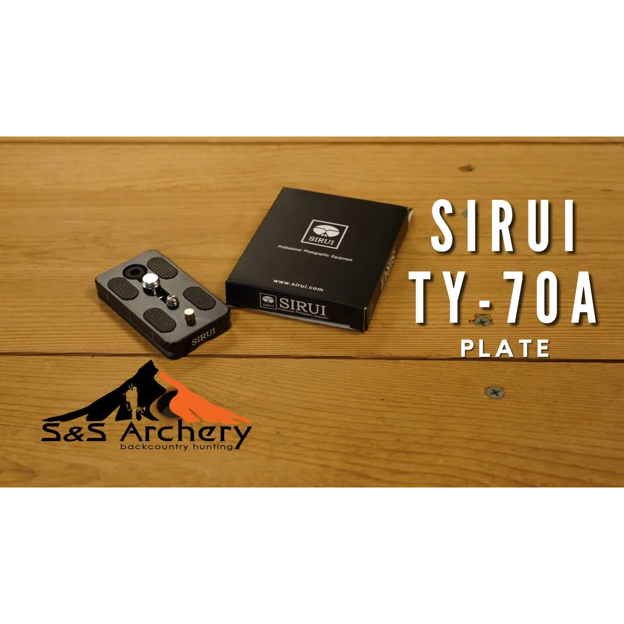 Sirui TY-70a Quick Release Plate S&S Archery