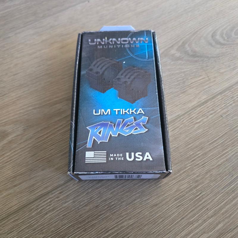 unknown munitions Tikka Rings 34mm high -return