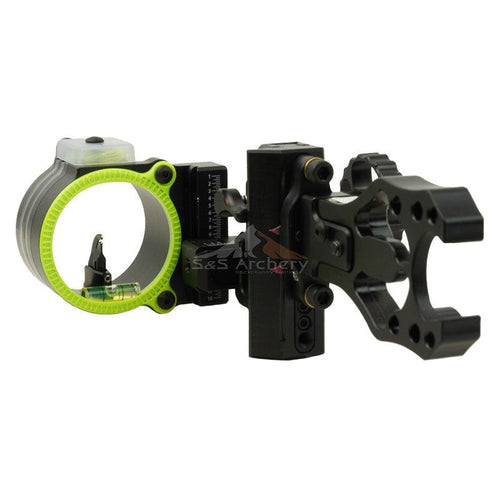 Black Gold Ascent New Black Gold Dual Trac Mountain Lite Dovetail 2 Pin .019 Green Arc Longbow - Foto 2