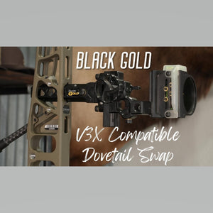 Black Gold Dovetail (bridge lock compatible)